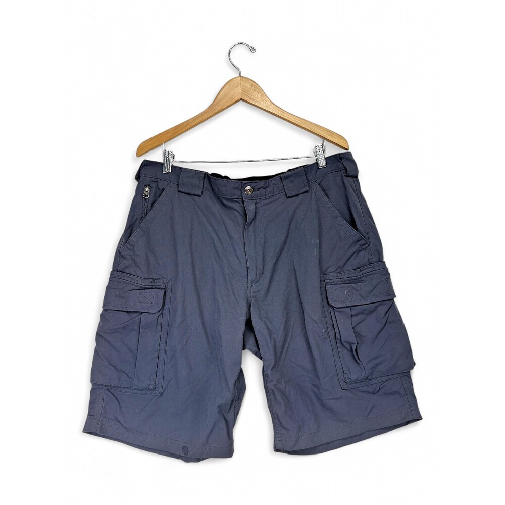 Duluth Trading Co Men's Cargo Shorts XL Gray Utility